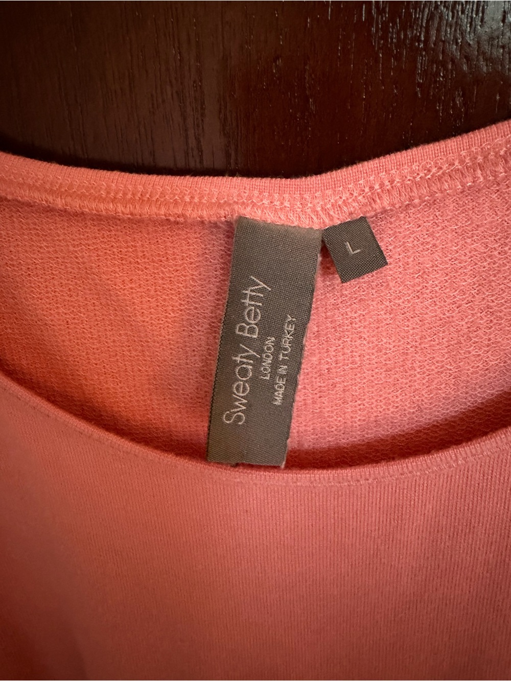 Sweaty Betty Relaxed Scoop-Neck Sweatshirt in Rose Pink - Picture 2 of 3